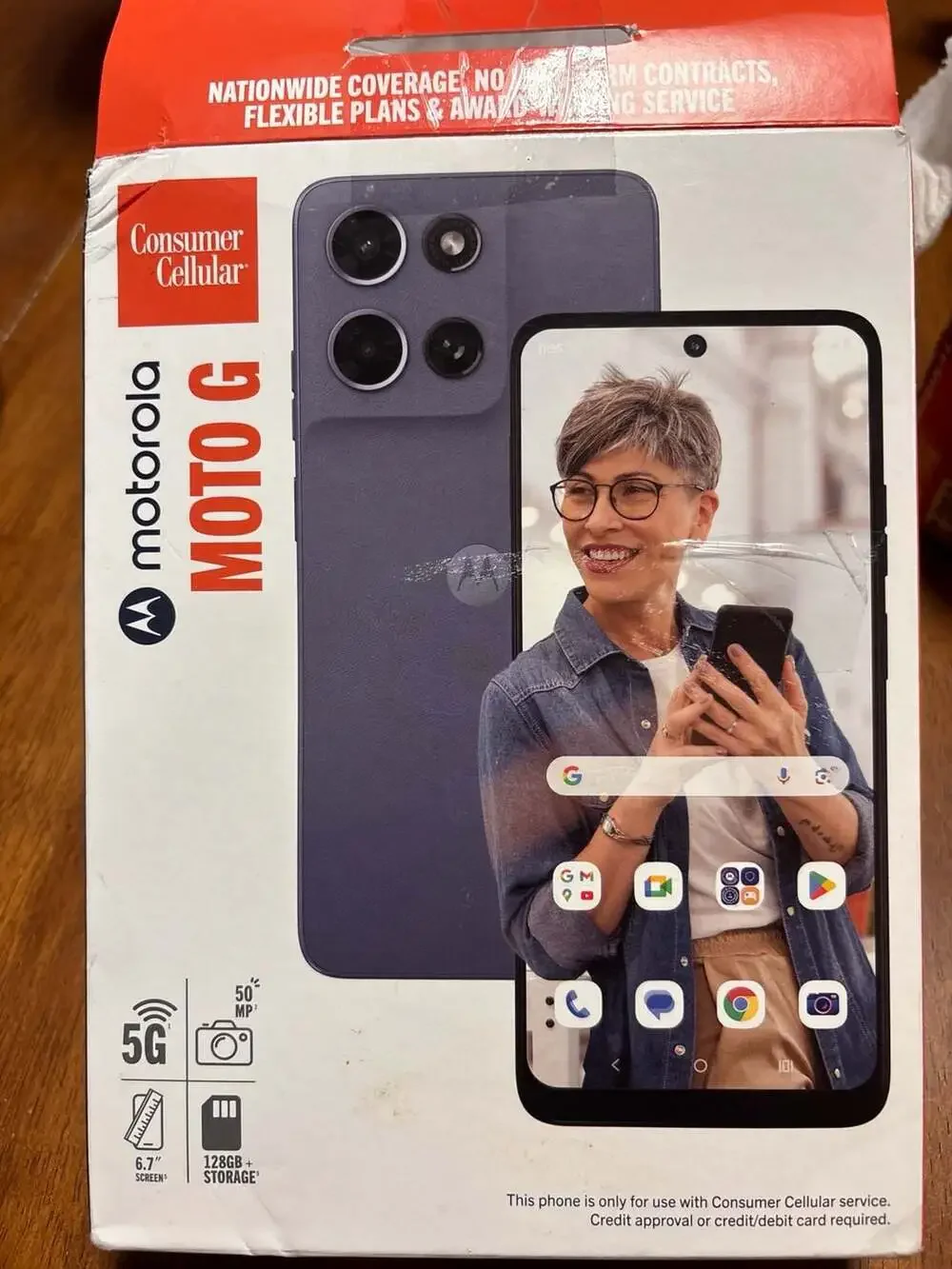 Motorola Moto G 2025 5G 128GB Smartphone (Consumer Cellular)
